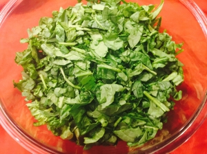 4 cups chopped spinach