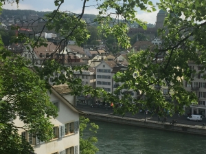 View of River Limmat from Lindenhof