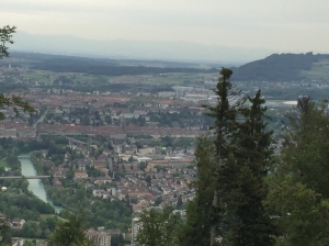 View of River Aare and City of Bern from Gurten